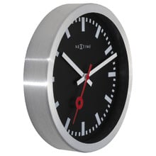 19cm NeXtime Station Stripe Table & Wall Clock